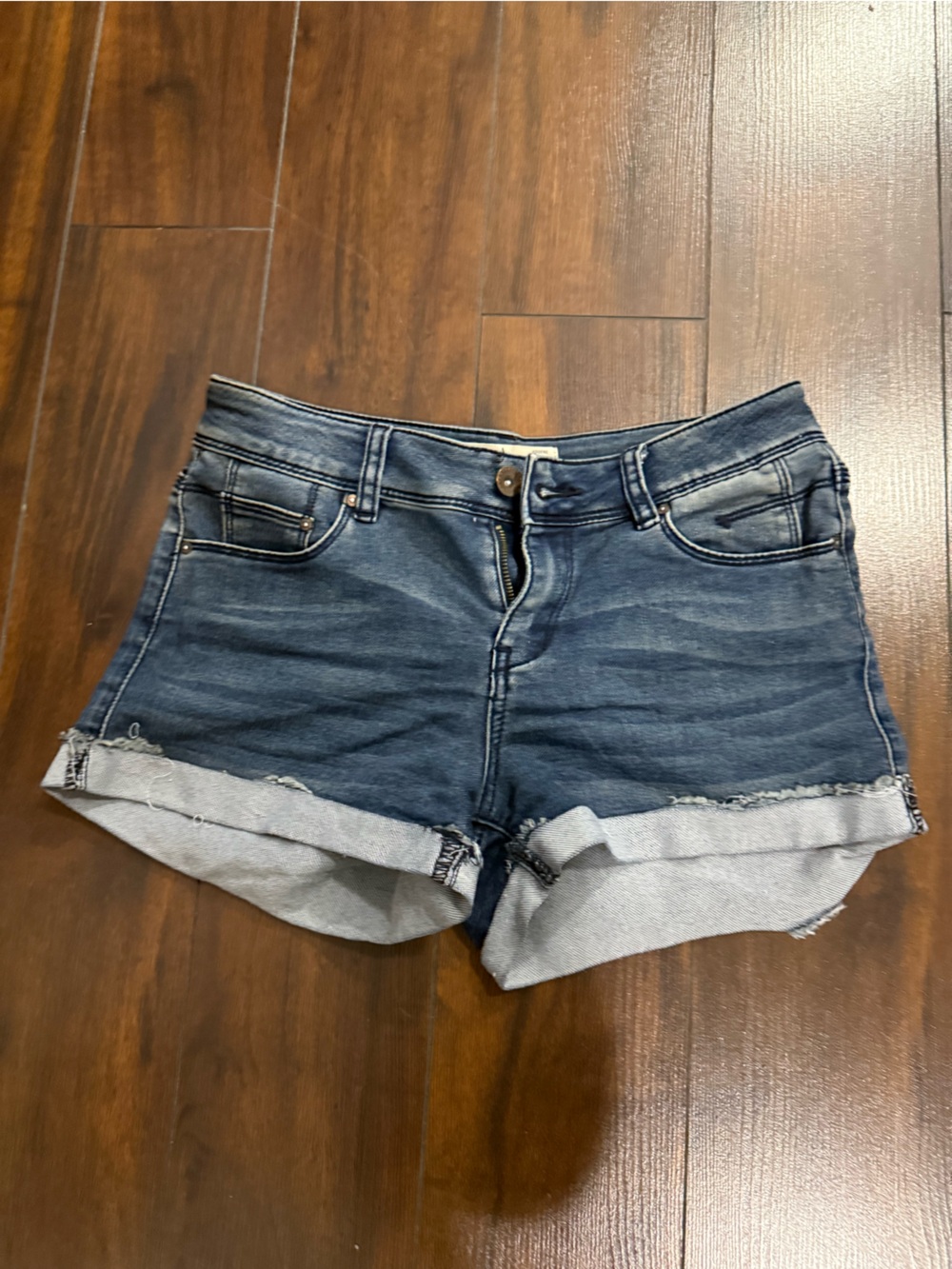 Ardene Dark Blue Denim Shortie Skirt